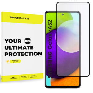 TVRZENÉ SKLO DOOP GLASS GALAXY A52 / A52S BLACK