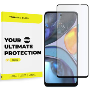 TVRZENÉ SKLO DOOP GLASS MOTOROLA MOTO G22 / E32 / E32S BLACK