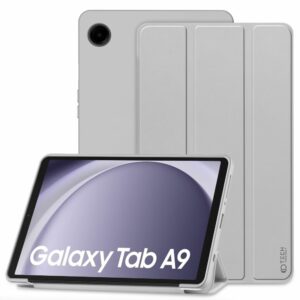 POUZDRO NA SAMSUNG GALAXY TAB A9 8.7 X110 / X115 TECH-PROTECT SMARTCASE ŠEDÝ