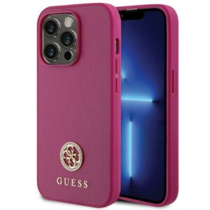 KRYT GUESS GUHCP15LPS4DGPP HARDCASE IPHONE 15 PRO RASPBERRY PINK