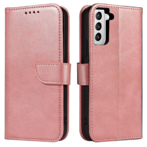 KNÍŽKOVÉ POUZDRO NA SAMSUNG GALAXY S24+ PLUS HEYCASE MAGNET WALLET RŮŽOVÁ