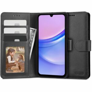 KNÍŽKOVÝ KRYT TECH-PROTECT WALLET GALAXY A15 4G / 5G BLACK