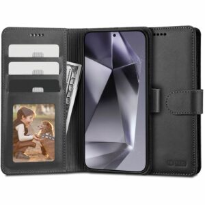 KNÍŽKOVÝ KRYT TECH-PROTECT WALLET GALAXY S24 ULTRA BLACK