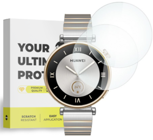 TVRZENÉ SKLO DOOP GLASS 2-PACK HUAWEI WATCH GT 4 (41 MM) CLEAR