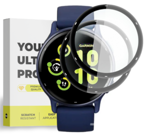 TVRZENÉ SKLO NA GARMIN VIVOACTIVE 5 DOOP HYBRID GLASS ČERNÁ