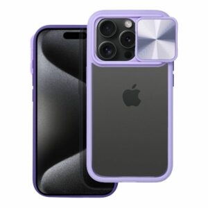 KRYT NA IPHONE 15 PRO HEYCASE CAMSHIELD FIALOVÝ