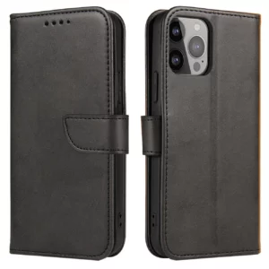 KNÍŽKOVÉ POUZDRO NA XIAOMI 14 PRO HEYCASE MAGNET CASE WALLET ČERNÝ