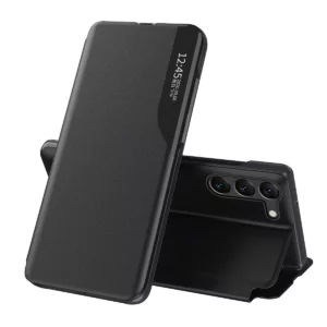 KNÍŽKOVÉ POUZDRO NA XIAOMI POCO C65 / REDMI 13C HEYCASE SMART VIEW ČERNÝ