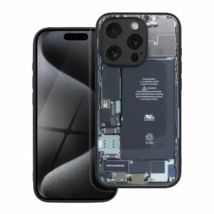 KRYT NA IPHONE 15 PRO HEYCASE ZERO TRANSPARENTNÍ / ČERNÝ