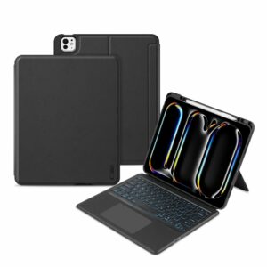 POUZDRO S KLÁVESNICÍ PRO IPAD PRO 13 7 / 2024 TECH-PROTECT SCMAG PEN ČERNÝ