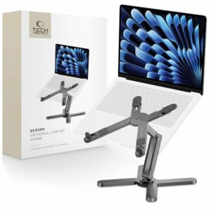 STOJÁNEK / PODSTAVEC PRO MACBOOK TECH-PROTECT ULS200 UNIVERSAL LAPTOP STAND GREY