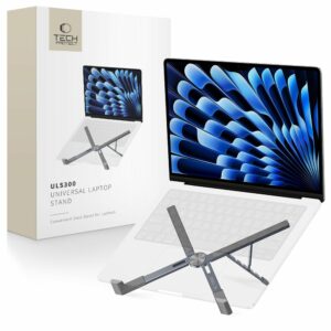 STOJÁNEK / PODSTAVEC PRO MACBOOK TECH-PROTECT ULS300 UNIVERSAL LAPTOP STAND GREY