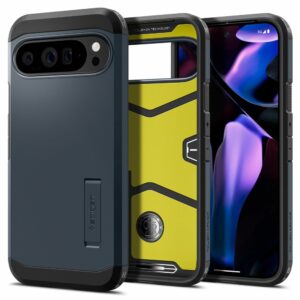 KRYT NA GOOGLE PIXEL 9 PRO XL SPIGEN TOUGH ARMOR  METAL SLATE
