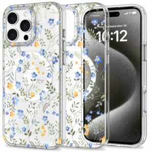 KRYT NA  IPHONE 16 PRO MAX TECH-PROTECT MAGMOOD MAGSAFE SPRING FLOWERS