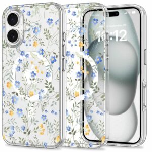 KRYT NA IPHONE 16 TECH-PROTECT MAGMOOD MAGSAFE SPRING FLOWERS