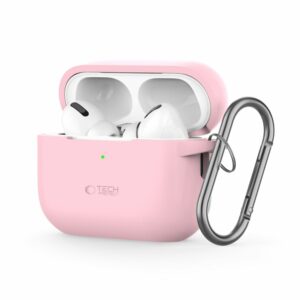 POUZDRO TECH-PROTECT SILICONE HOOK APPLE AIRPODS PRO 1 / 2 DUSTY PINK