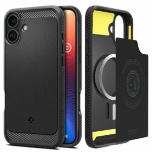 KRYT SPIGEN RUGGED ARMOR MAG MAGSAFE IPHONE 16 MATTE BLACK
