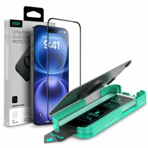 TVRZENÉ SKLO ESR ARMORITE IPHONE 16 BLACK