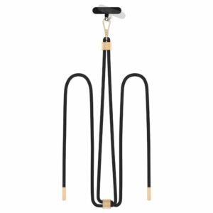 TECH-PROTECT C2S ROPE CROSSBODY STRAP BLACK/GOLD