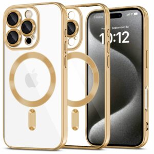 KRYT NA IPHONE 16 PRO MAX TECH-PROTECT MAGFLEX MAGSAFESHINY GOLD