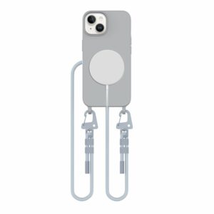 KRYT TECH-PROTECT MAGNECKLACE MAGSAFE IPHONE 14 CRAYON GREY