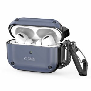 POUZDRO TECH-PROTECT ROUGH HOOK APPLE AIRPODS PRO 1 / 2 STEEL BLUE