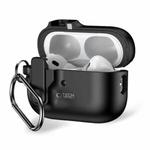 POUZDRO TECH-PROTECT SLIM HOOK APPLE AIRPODS PRO 1 / 2 BLACK