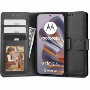 KRYT TECH-PROTECT WALLET MOTOROLA EDGE 50 NEO / 60 NEO BLACK