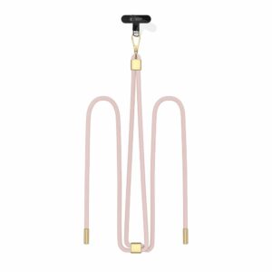 TECH-PROTECT C2S ROPE CROSSBODY STRAP BABY PINK/GOLD