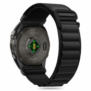 ŘEMÍNEK TECH-PROTECT NYLON PRO GARMIN FENIX 5 / 6 / 6 PRO / 7 / 8 (47 MM) / E BLACK