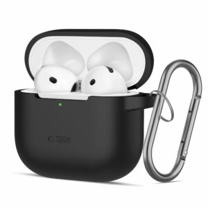 POUZDRO TECH-PROTECT SILICONE HOOK APPLE AIRPODS 4 BLACK