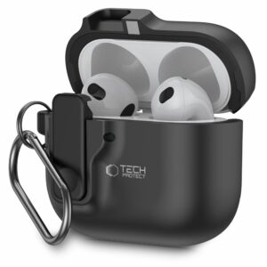 POUZDRO TECH-PROTECT SLIM HOOK APPLE AIRPODS 4 BLACK