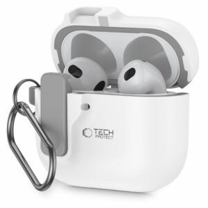 POUZDRO TECH-PROTECT SLIM HOOK APPLE AIRPODS 4 WHITE
