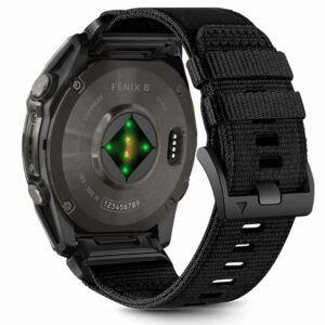 ŘEMÍNEK TECH-PROTECT NYLON CLASSIC GARMIN FENIX 5X / 5X PLUS / 6X / 6X PRO / 7X / 8 (51 MM) BLACK