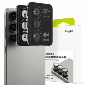 SKLÍČKO PRO ČOČKU FOTOAPARÁTU RINGKE CAMERA FRAME PROTECTOR 2-PACK GALAXY S25+ PLUS BLACK