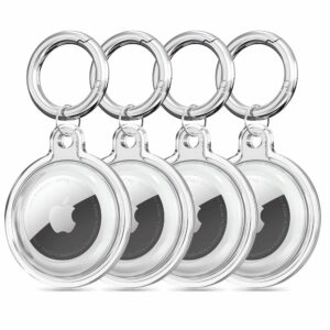 POUZDRO TECH-PROTECT ICON 4-PACK APPLE AIRTAG CLEAR
