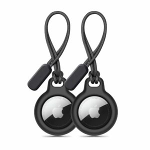 POUZDRO TECH-PROTECT ROUGH CHAIN 2-PACK APPLE AIRTAG BLACK