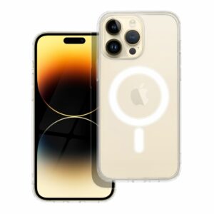 KRYT CLEAR MAG COVER CASE COMPATIBLE WITH MAGSAFE FOR IPHONE 14 PRO MAX TRANSPARENT