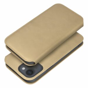 KRYT DUAL POCKET BOOK CASE FOR SAMSUNG A56 GOLD