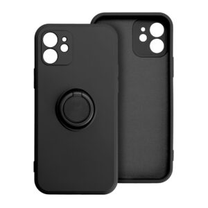 KRYT SILICONE RING CASE FOR IPHONE 16 PLUS BLACK