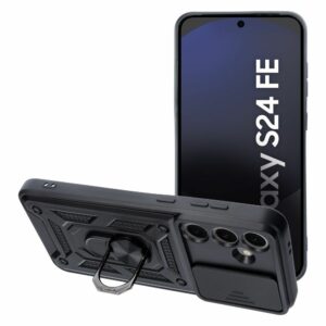 KRYT SLIDE ARMOR CASE FOR SAMSUNG S24 FE BLACK