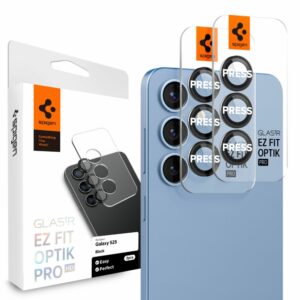 SKLÍČKO PRO ČOČKU FOTOAPARÁTU SPIGEN OPTIK PRO GLAS.TR ”EZ FIT” CAMERA PROTECTOR 2-PACK GALAXY S25 BLACK