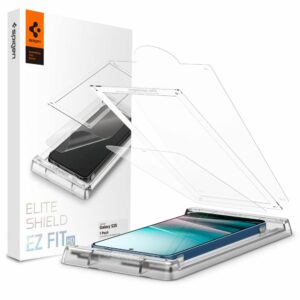 TVRZENÉ SKLO SPIGEN ELITE SHIELD ”EZ FIT” HD GALAXY S25 CLEAR