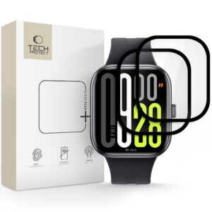 TVRZENÉ SKLO TECH-PROTECT GLASS FLEX+ 2-PACK XIAOMI REDMI WATCH 5 BLACK