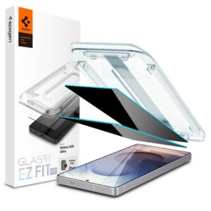 TVRZENÉ SKLO SPIGEN GLAS.TR ”EZ FIT” HD 2-PACK GALAXY S25 ULTRA PRIVACY