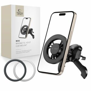 DRŽÁK TELEFONU DO AUTA TECH-PROTECT N56 MAGNETIC MAGSAFE STABLE VENT CAR MOUNT BLACK
