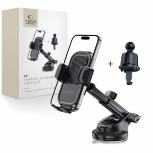 DRŽÁK TELEFONU DO AUTA TECH-PROTECT V8 UNIVERSAL DASHBOARD & VENT CAR MOUNT BLACK