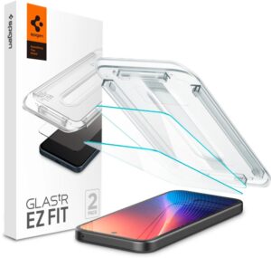 TVRZENÉ SKLO SPIGEN GLAS.TR ”EZ FIT” 2-PACK GOOGLE PIXEL 9A CLEAR