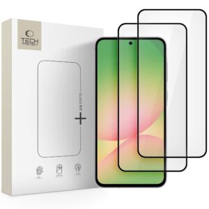 TVRZENÉ SKLO TECH-PROTECT GLASS FIT+ 2-PACK GALAXY A36 / A56 5G BLACK
