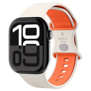 SPIGEN NANO POP APPLE WATCH 6 / 7 / 8 / 9 / 10 / SE (40 / 41 / 42 MM) ORANGE BEIGE